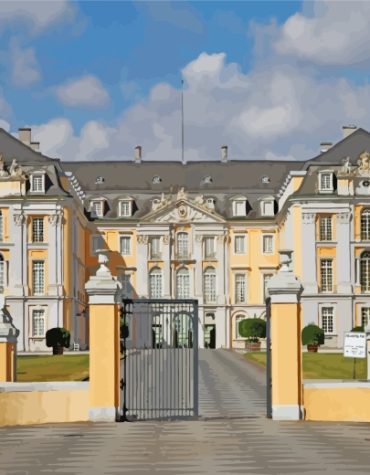 Exploring Bruhl Castle in Germany Paint By Numbers