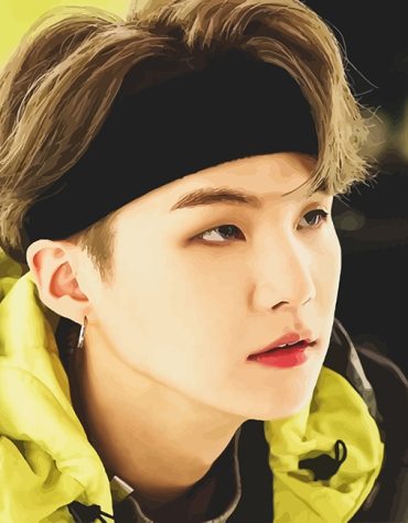 Yoongi BTS Kpop Star Paint By Numbers