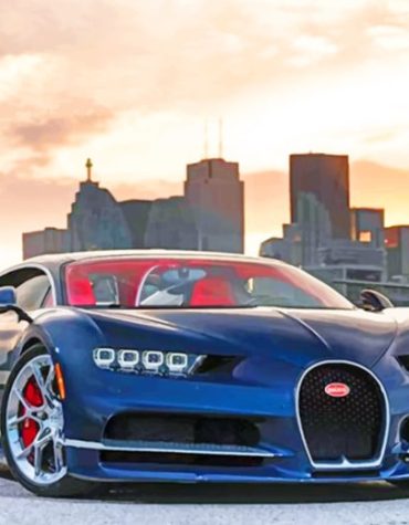 Luxury Bugatti Car Paint By Numbers