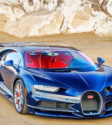 Bugatti Blue Car Paint By Numbers