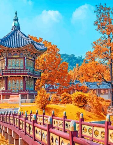 Busan South Korea Scenic Paint By Numbers