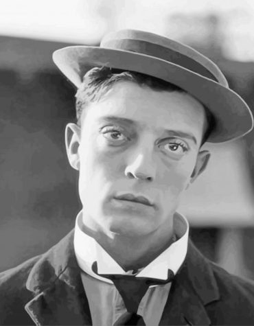 Buster Keaton Vintage Paint By Numbers