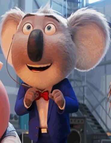 Buster Moon Cartoon Art Paint By Numbers