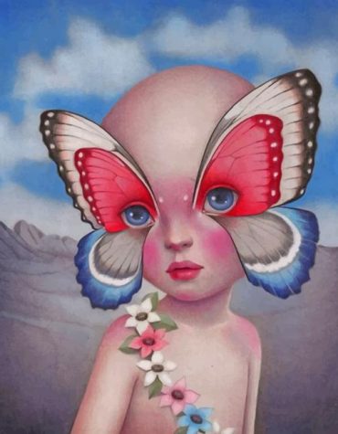 Butterfly Girls Paint By Numbers