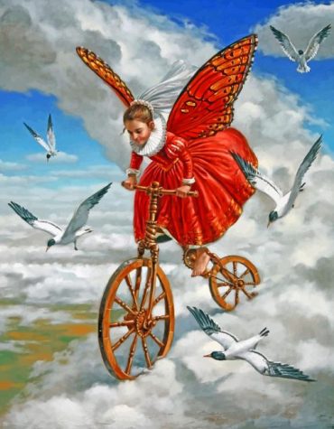 Fantasy Butterfly Woman Paint By Numbers