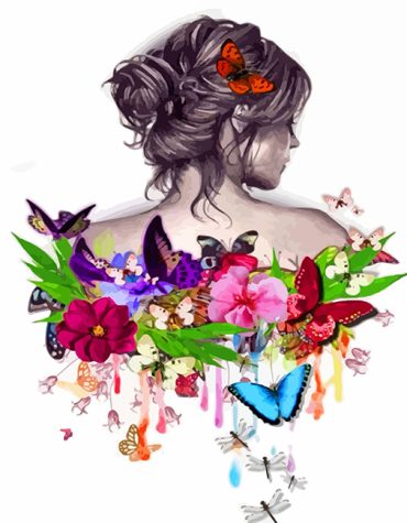Aesthetic Butterfly Women Paint By Numbers
