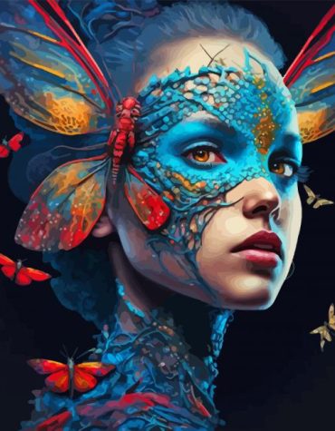 Butterfly Goddess Art Kit Paint By Numbers