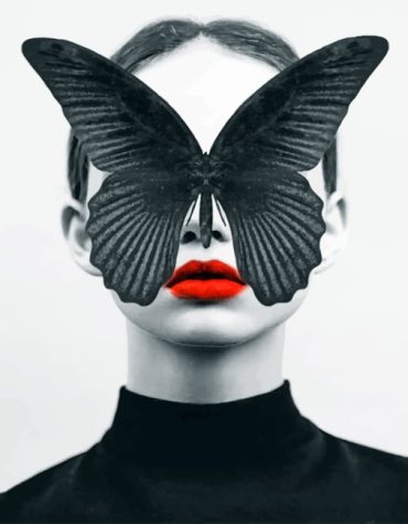 Butterfly Woman's Imagination Paint By Numbers