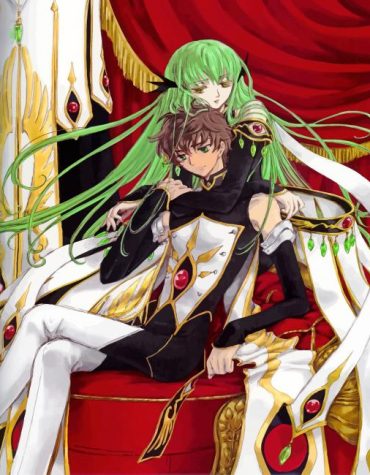 C C and Suzaku Anime Painting Paint By Numbers