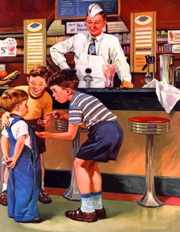 Retro Friends Paint By Numbers