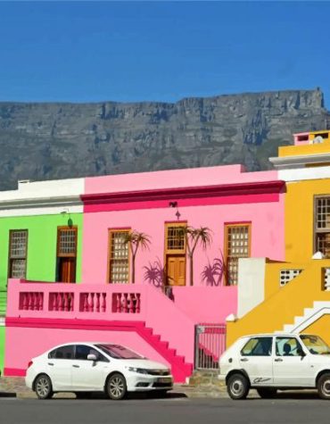 Bo Kaap Cape Town Paint By Numbers