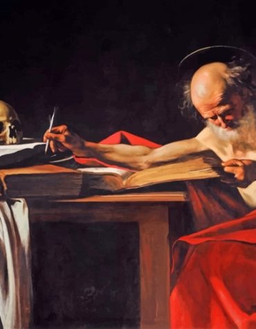 Caravaggio Saint Jerome Paint By Numbers