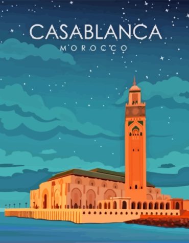 Casablanca Cityscape Paint By Numbers