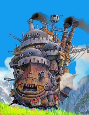 Howl's Moving Castle Anime Paint By Numbers
