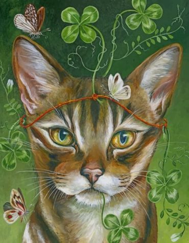 Cat Butterfly Harmony Paint By Numbers