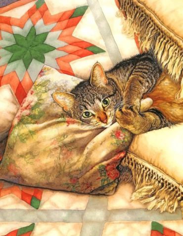 Relaxing Cat Scene Paint By Numbers