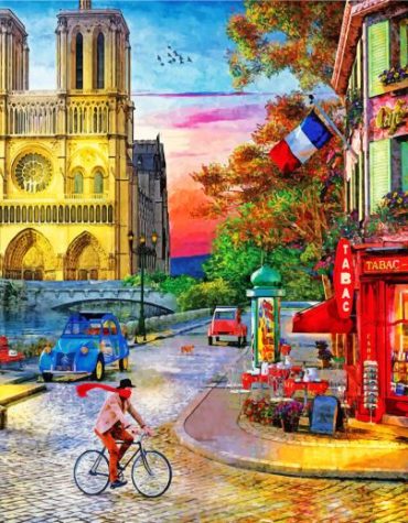 Notre Dame Paris Masterpiece Paint By Numbers