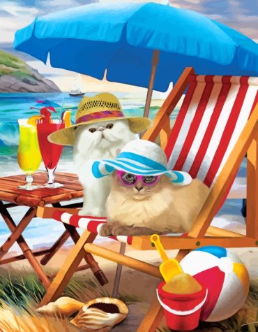 Cats and Sunny Days Paint By Numbers