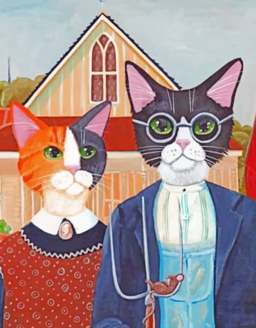 Cats in Love Paint By Numbers