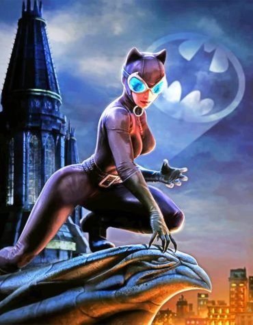 Catwoman Gotham Paint By Numbers