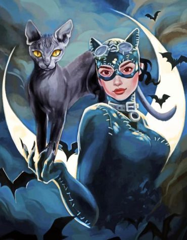 Catwoman Anime Paint By Numbers