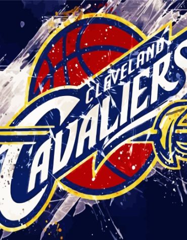 Cavaliers Logo Basketball Paint By Numbers