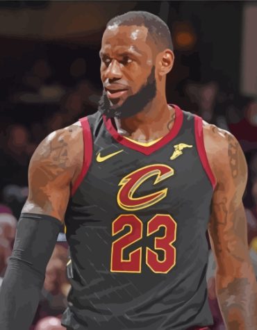 Cavaliers Basketball Logo Paint By Numbers