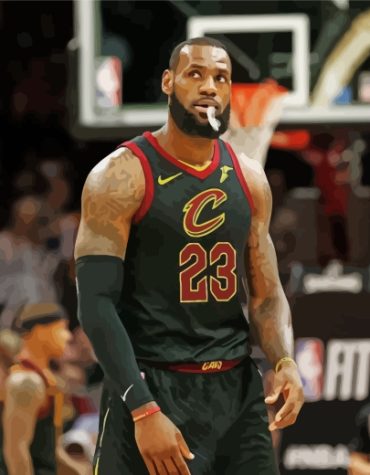 Cavaliers Logo Basketball Paint By Numbers