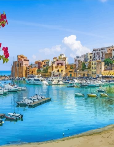 Cefalu Italy Paint By Numbers