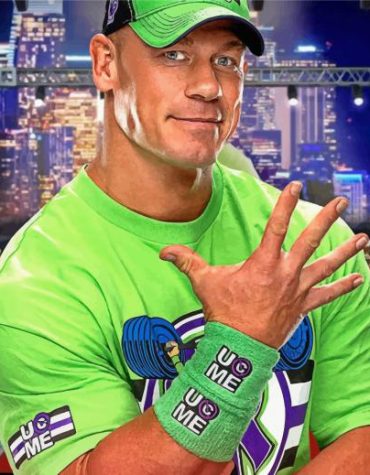 John Cena Wrestling Icon Paint By Numbers