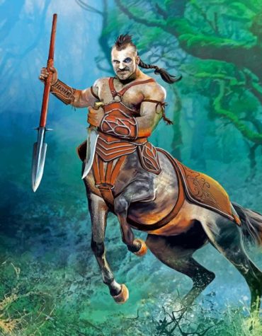 Centaur Druid Fantasy Paint By Numbers