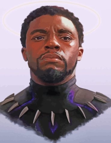 Chadwick Boseman Black Panther Paint By Numbers