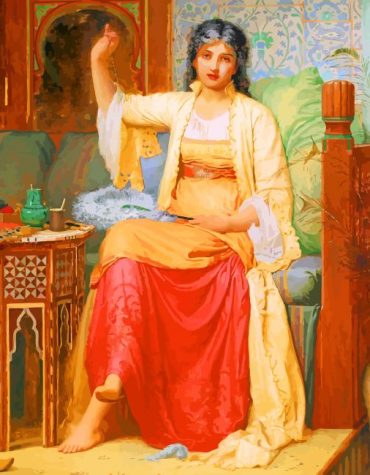 Charles Edward Vintage Woman Paint By Numbers