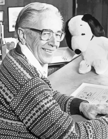 Charles Schulz Black and White Paint By Numbers