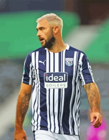 Charlie Austin Football Star Paint By Numbers