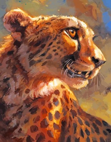 Majestic Cheetah Paint By Numbers