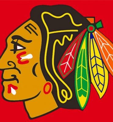 Chicago Blackhawks Hockey Paint By Numbers