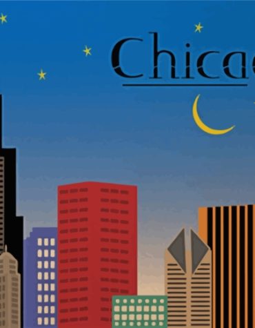 Chicago Urban Buildings Paint By Numbers