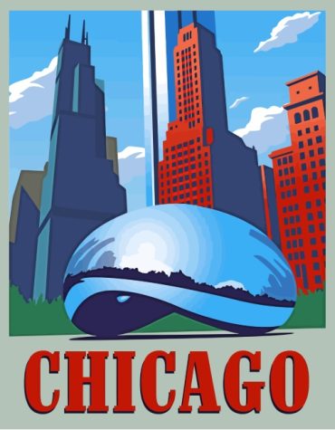 Chicago Cityscape Paint By Numbers