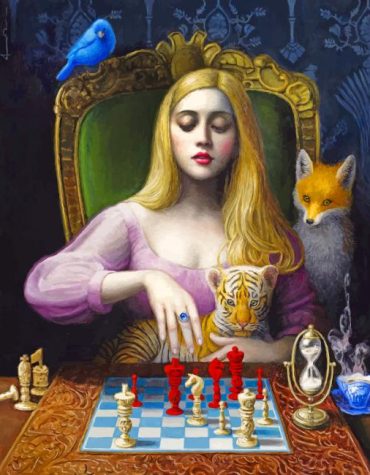 Chie Yoshii Women Chess Paint By Numbers