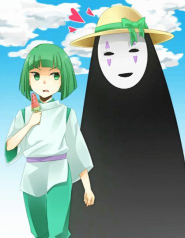 Spirited Away Chihiro and Haku Paint By Numbers