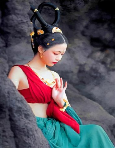 Chinese Woman Art Paint By Numbers