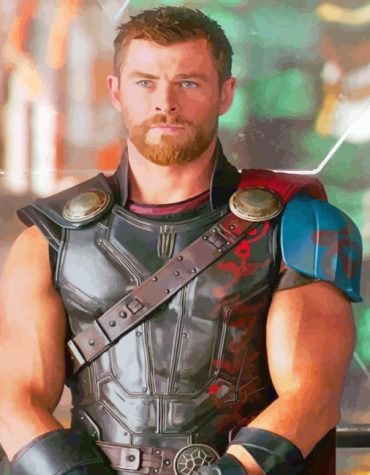 Chris Hemsworth Thor Avengers Paint By Numbers