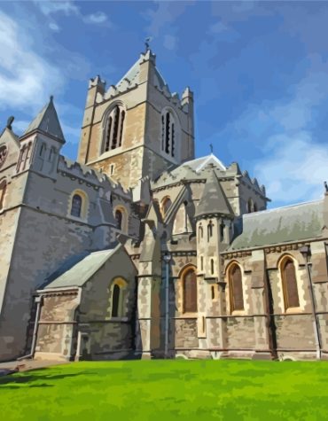 Christ Church Cathedral Ireland Paint By Numbers