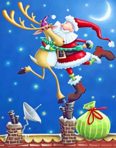Santa Claus Christmas Paint By Numbers