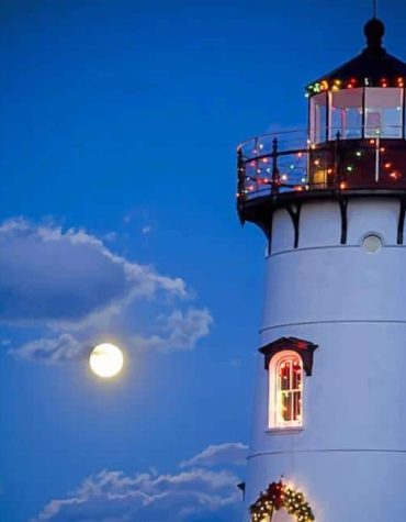 Lighthouse Christmas Scene Paint By Numbers