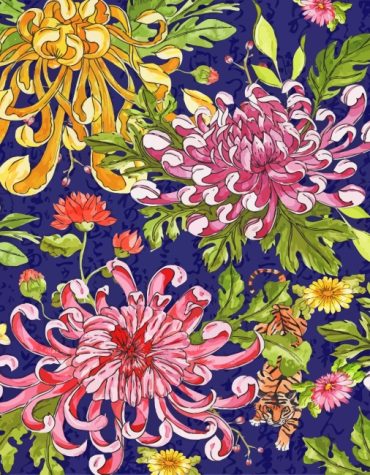 Chrysanthemum Flower Paint By Numbers