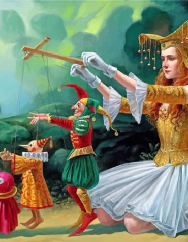 Elegant Circus Woman Paint By Numbers