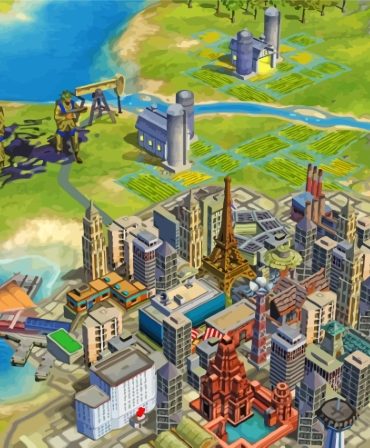 Strategy Civilization Game Paint By Numbers