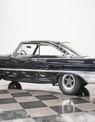 Classic Black Ford Starliner Paint By Numbers